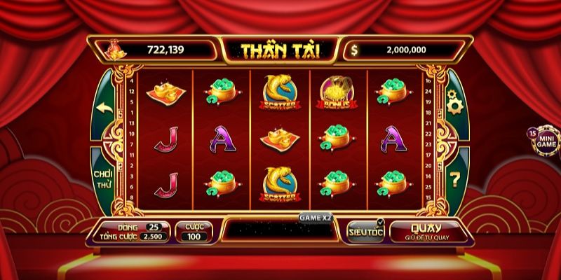 Slot Thần Tài thiết kế nội dung ấn tượng